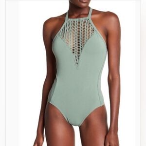 Robin Piccone Sophia swimsuit Sage one piece size 4